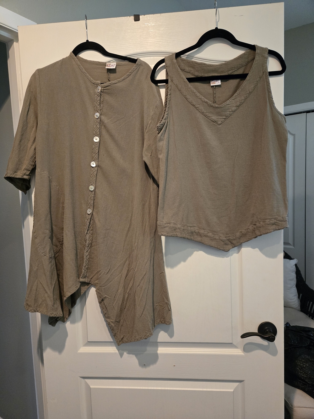 Oh My Gauze! 3 Piece Olive Green Cotton Gauze Set